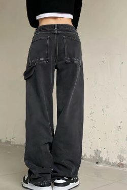 Y2K Grunge Vintage Pants - 90S Fashion, Retro Style, Y2K Summer Outfits, Gothic Y2K Vibes
