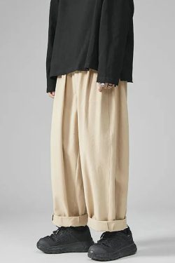 Y2K Grunge Wide Leg Pants - Retro 90S Fashion, Summer Outfits, Hip Hop Style For Men