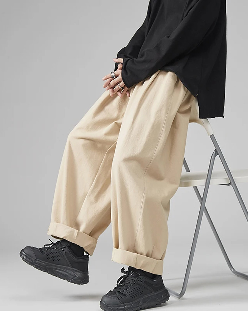Y2K Grunge Wide Leg Pants - Retro 90S Fashion, Summer Outfits, Hip Hop Style For Men Y2K Grunge Wide Leg Pants - Retro 90S Fashion, Summer Outfits, Hip Hop Style For Men