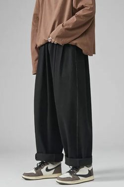 Y2K Grunge Wide Leg Pants - Retro 90S Fashion, Summer Outfits, Hip Hop Style For Men