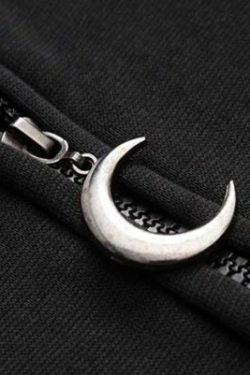 Y2K Grunge Zipper Patchwork Hoodie - 90S Fashion, Retro Style, Y2K Summer Outfits