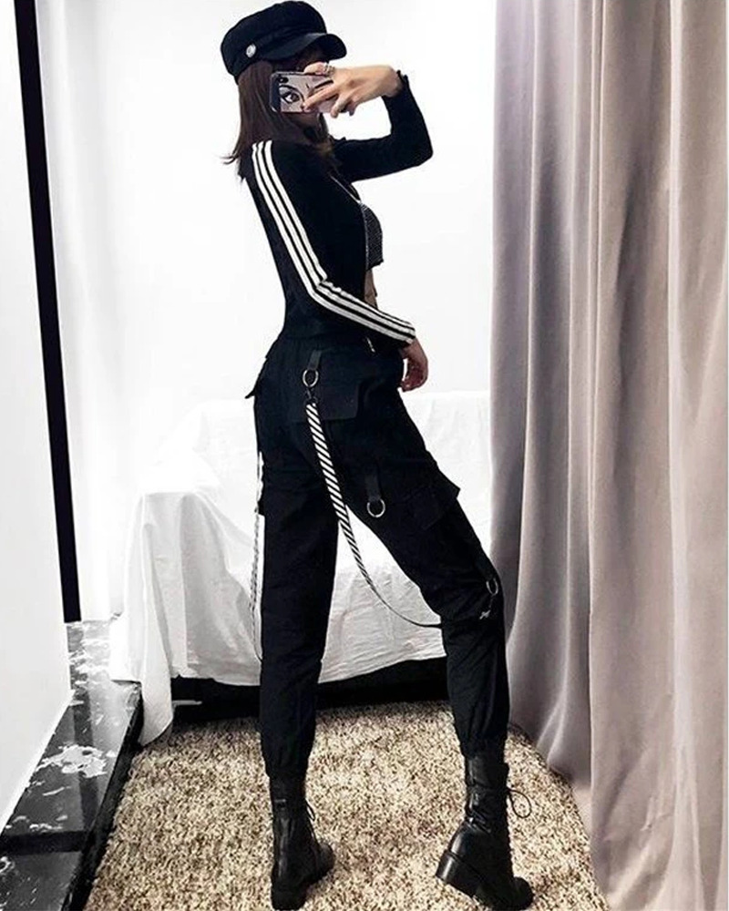 Y2K High Waisted Cargo Pants - 90S Grunge, Retro Summer Outfits, Y2K Club & Party Fashion Y2K High Waisted Cargo Pants - 90S Grunge, Retro Summer Outfits, Y2K Club & Party Fashion