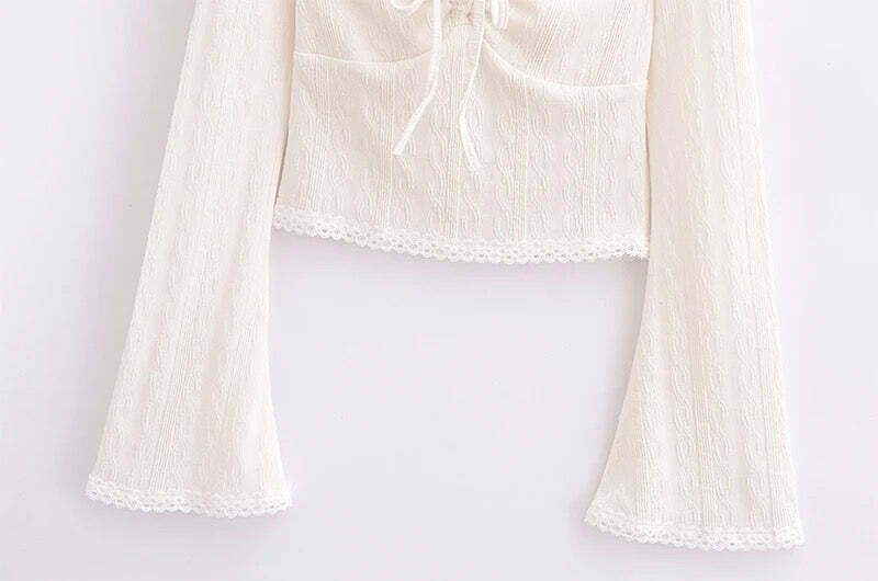 Y2K Knitted Crop Top - Retro 90S Grunge, Summer Outfits, Pastel Goth, Y2K Party Fashion