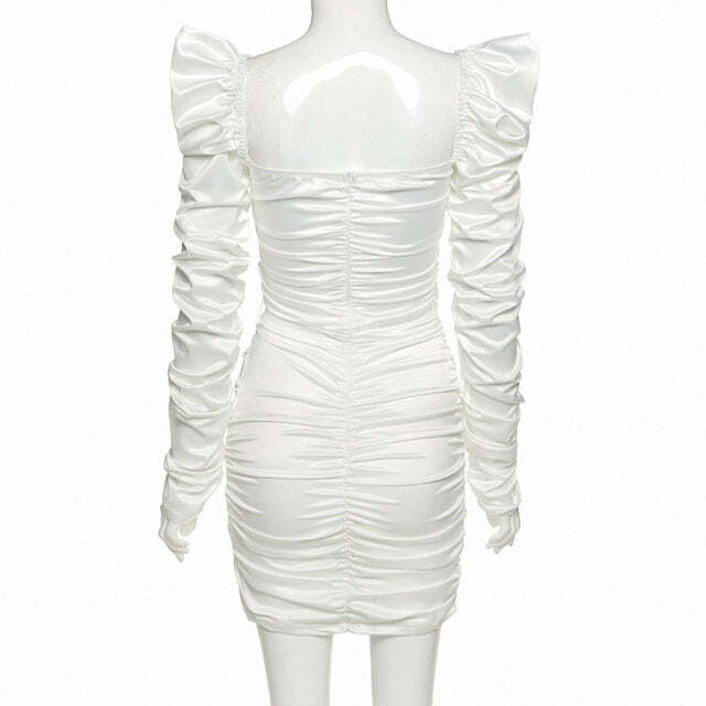 Y2K Lace-Up Mini Dress - 90S Grunge, Retro Summer Outfit, Y2K Party & Club Fashion