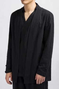 Y2K Linen Kimono Top - Retro 90S Grunge, Summer Outfits, Pastel Goth, Y2K Party Fashion