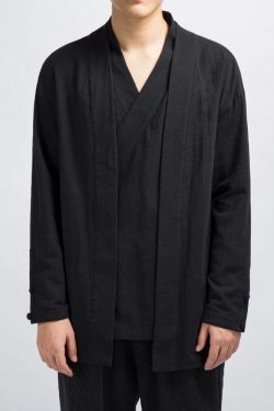 Y2K Linen Kimono Top - Retro 90S Grunge, Summer Outfits, Pastel Goth, Y2K Party Fashion