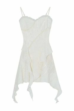 Y2K Mini Dress - Pure Color Strap, Sleeveless, Elegant, Casual, Korean Fashion Summer Party Outfit