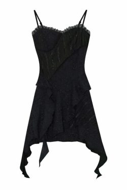 Y2K Mini Dress - Pure Color Strap, Sleeveless, Elegant, Casual, Korean Fashion Summer Party Outfit