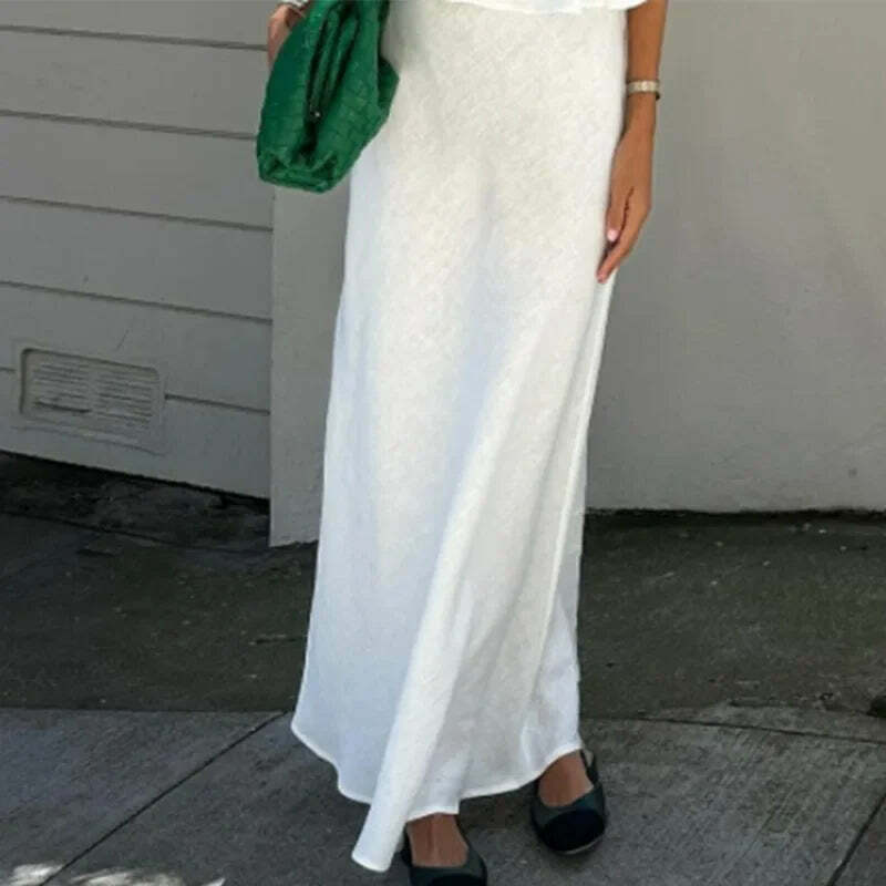 Y2K Pleated Lace-Up Tank Top & Skirt Set - Sleeveless O-Neck Ruffles, Chic Summer Grunge Outfit