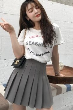 Y2K Pleated Plain Skirt - 90S Grunge, Retro Summer, Pastel Goth, Y2K Party & Club Outfits