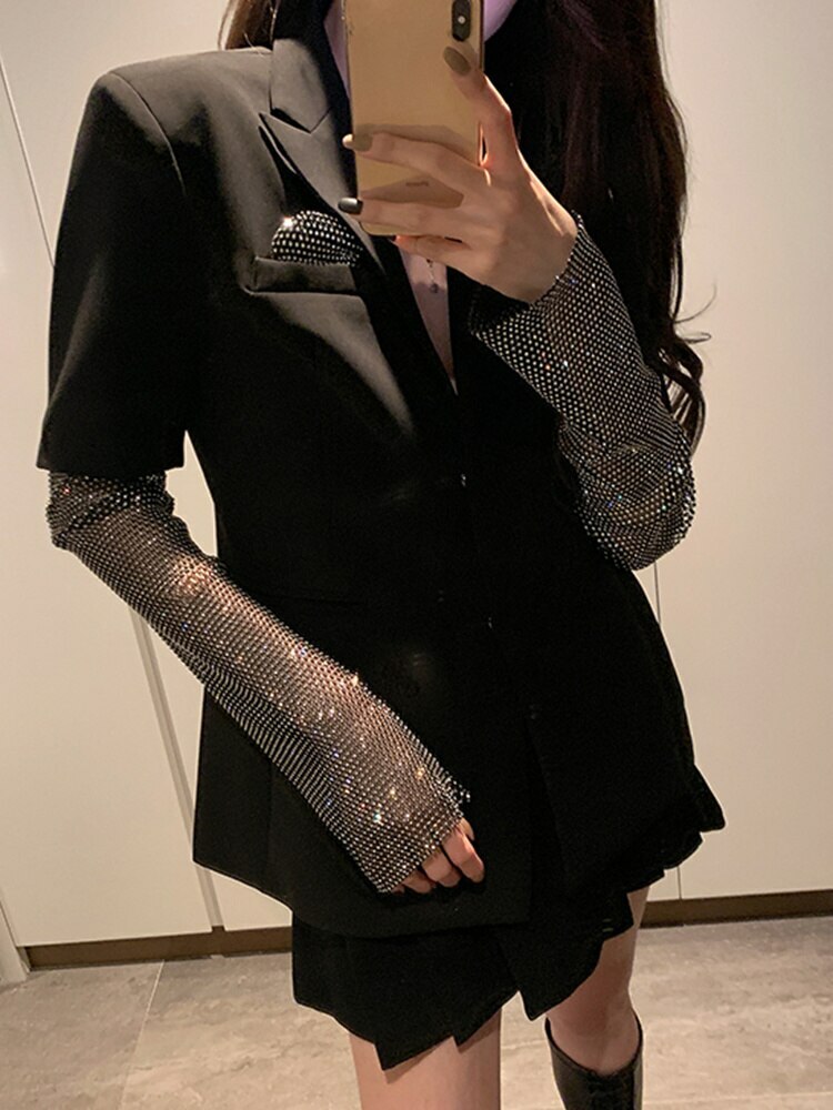 Y2K Summer Bordeaux Blazer - 90S Grunge, Retro Style, Y2K Party & Club Outfits, Pastel Goth Y2K Summer Bordeaux Blazer - 90S Grunge, Retro Style, Y2K Party & Club Outfits, Pastel Goth