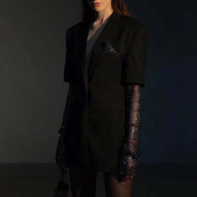 Y2K Summer Bordeaux Blazer - 90S Grunge, Retro Style, Y2K Party & Club Outfits, Pastel Goth Y2K Summer Bordeaux Blazer - 90S Grunge, Retro Style, Y2K Party & Club Outfits, Pastel Goth