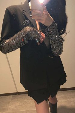 Y2K Summer Bordeaux Blazer - 90S Grunge, Retro Style, Y2K Party & Club Outfits, Pastel Goth