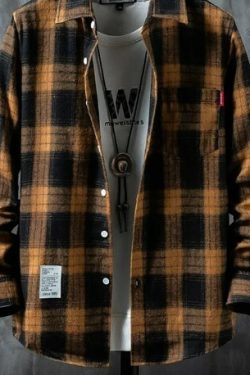 Y2K Summer Casual Long Sleeve Plaid Top - 90S Grunge, Retro, Pastel Goth, Y2K Fashion