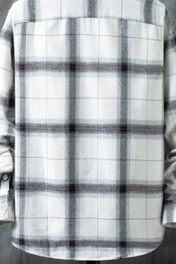 Y2K Summer Casual Long Sleeve Plaid Top - 90S Grunge, Retro, Pastel Goth, Y2K Fashion