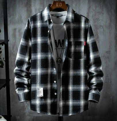 Y2K Summer Casual Long Sleeve Plaid Top - 90S Grunge, Retro, Pastel Goth, Y2K Fashion