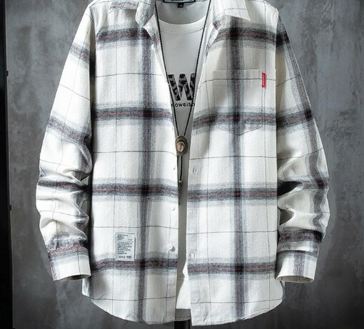 Y2K Summer Casual Long Sleeve Plaid Top - 90S Grunge, Retro, Pastel Goth, Y2K Fashion