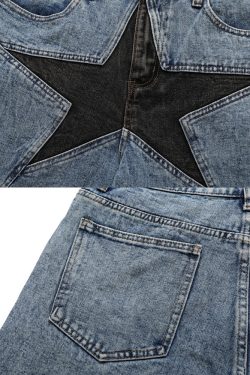 Y2K Summer Denim Shorts - 90S Grunge, Retro Style, Y2K Party & Club Outfits, Baby Tees, Y