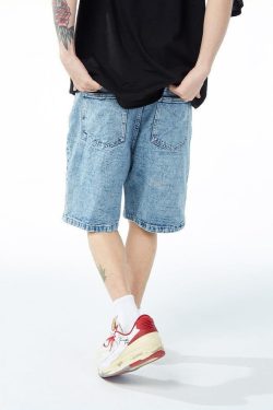 Y2K Summer Denim Shorts - 90S Grunge, Retro Style, Y2K Party & Club Outfits, Baby Tees, Y