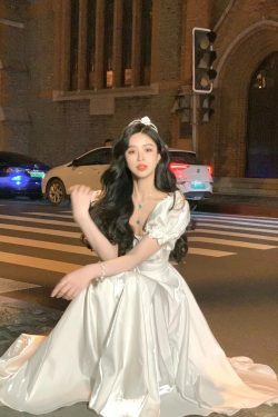 Y2K Summer Grunge A-Line Dress - Elegant Evening Party, Prom, Retro 90S Fashion, Korean Style