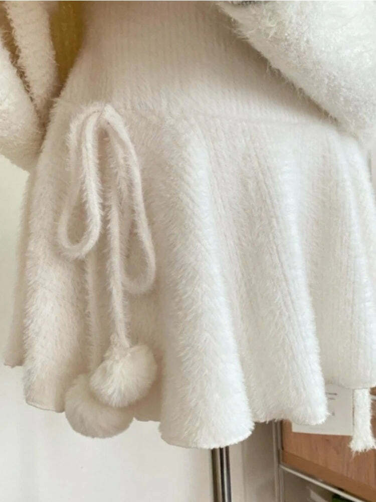 Y2K Summer Grunge Mini Skirt - Elastic Knitted A-Line, Retro 90S Party, Korean Designer Style Y2K Summer Grunge Mini Skirt - Elastic Knitted A-Line, Retro 90S Party, Korean Designer Style