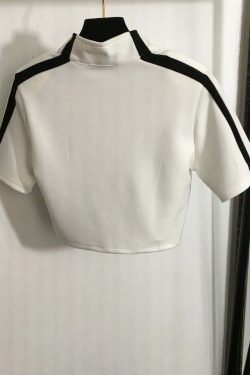 Y2K Summer Grunge Outfit: Retro 90S Triangle Logo Shirt-Style Top & Shorts Casual Fashion Suit