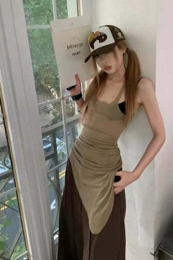 Y2K Summer Grunge Slim-Fit Camisole Vest - Retro 90S Street Fashion For Women