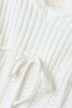 Y2K Summer Knitted Blouse - Retro 90S Grunge, Pastel Goth, Y2K Party & Club Outfits