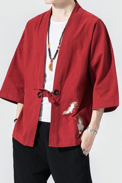 Y2K Summer Linen Kimono Jacket - 90S Grunge, Retro Style, Pastel Goth, Y2K Party Outfit