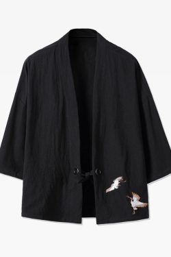 Y2K Summer Linen Kimono Jacket - 90S Grunge, Retro Style, Pastel Goth, Y2K Party Outfit