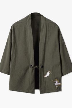 Y2K Summer Linen Kimono Jacket - 90S Grunge, Retro Style, Pastel Goth, Y2K Party Outfit