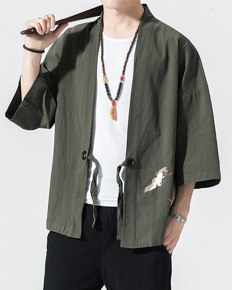 Y2K Summer Linen Kimono Jacket - 90S Grunge, Retro Style, Pastel Goth, Y2K Party Outfit Y2K Summer Linen Kimono Jacket - 90S Grunge, Retro Style, Pastel Goth, Y2K Party Outfit