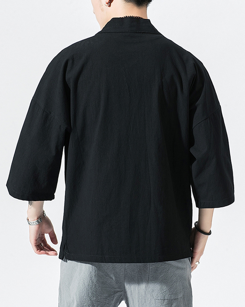 Y2K Summer Linen Kimono Jacket - 90S Grunge, Retro Style, Pastel Goth, Y2K Party Outfit Y2K Summer Linen Kimono Jacket - 90S Grunge, Retro Style, Pastel Goth, Y2K Party Outfit