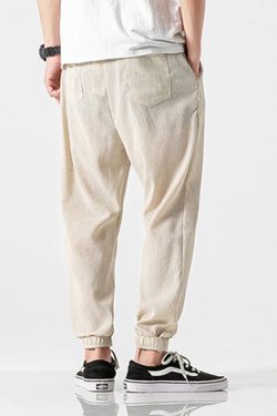 Y2K Summer Linen Pants - Retro 90S Grunge, Pastel Goth, Y2K Club & Party Outfits