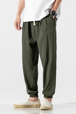 Y2K Summer Linen Pants - Retro 90S Grunge, Pastel Goth, Y2K Club & Party Outfits