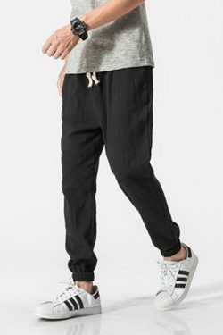 Y2K Summer Linen Pants - Retro 90S Grunge, Pastel Goth, Y2K Club & Party Outfits