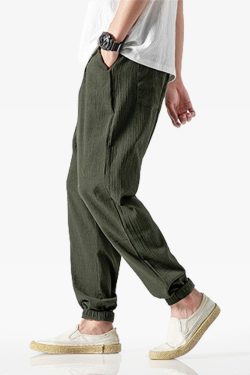 Y2K Summer Linen Pants - Retro 90S Grunge, Pastel Goth, Y2K Club & Party Outfits