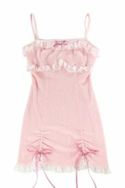 Y2K Summer Lolita Dress - Pink Kawaii Bow, Blue Princess, Grunge, Retro 90S Party Outfit