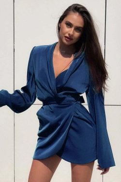 Y2K Summer Melanie Wrap Dress - 90S Grunge, Retro Style, Pastel Goth, Y2K Party Outfit