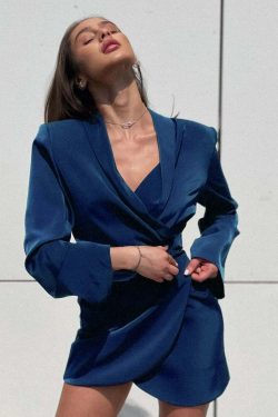 Y2K Summer Melanie Wrap Dress - 90S Grunge, Retro Style, Pastel Goth, Y2K Party Outfit