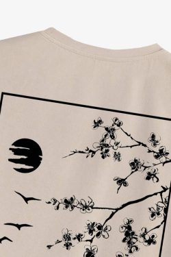 Y2K Summer Mount Fuji Shirt - Retro 90S Grunge, Pastel Goth, Y2K Club & Party Outfits