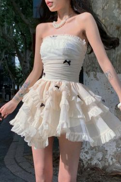 Y2K Summer Party Black Corset Mini Dress - Sleeveless Bodycon Lace One Piece For Women