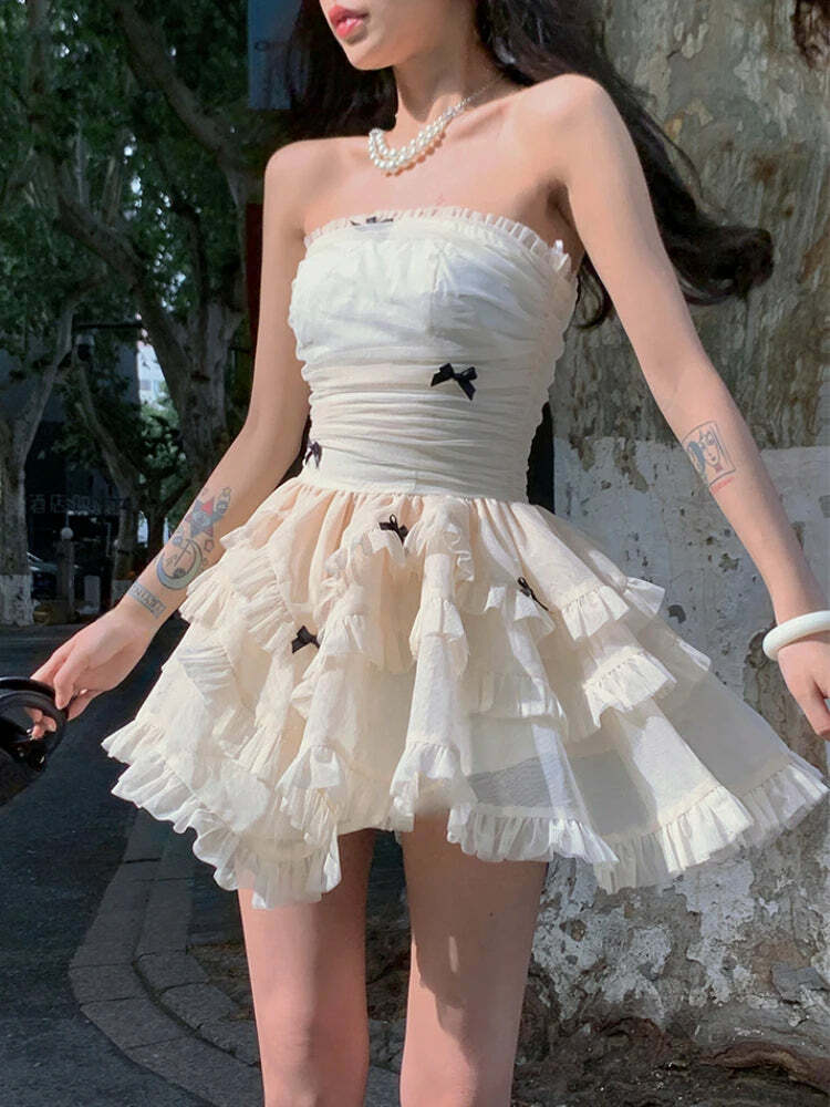 Y2K Summer Party Black Corset Mini Dress - Sleeveless Bodycon Lace One Piece For Women Y2K Summer Party Black Corset Mini Dress - Sleeveless Bodycon Lace One Piece For Women