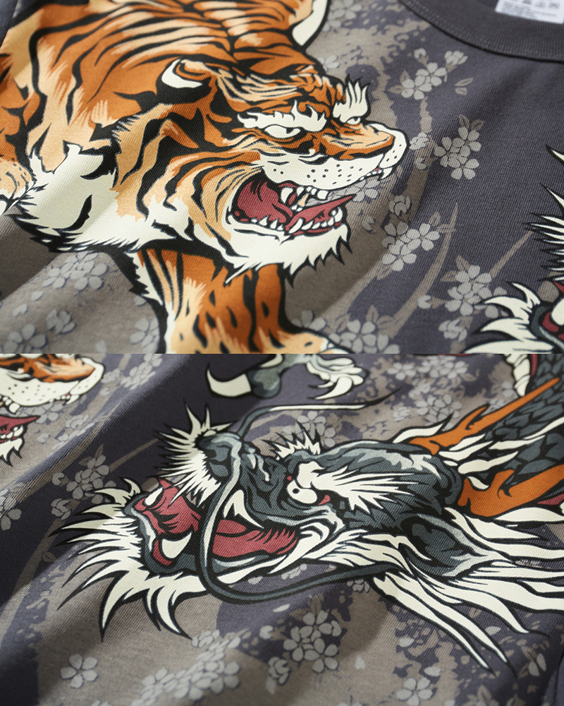 Y2K Summer Retro Japanese Tiger Shirt - 90S Grunge, Pastel Goth, Hip Hop, Y2K Club Outfits Y2K Summer Retro Japanese Tiger Shirt - 90S Grunge, Pastel Goth, Hip Hop, Y2K Club Outfits