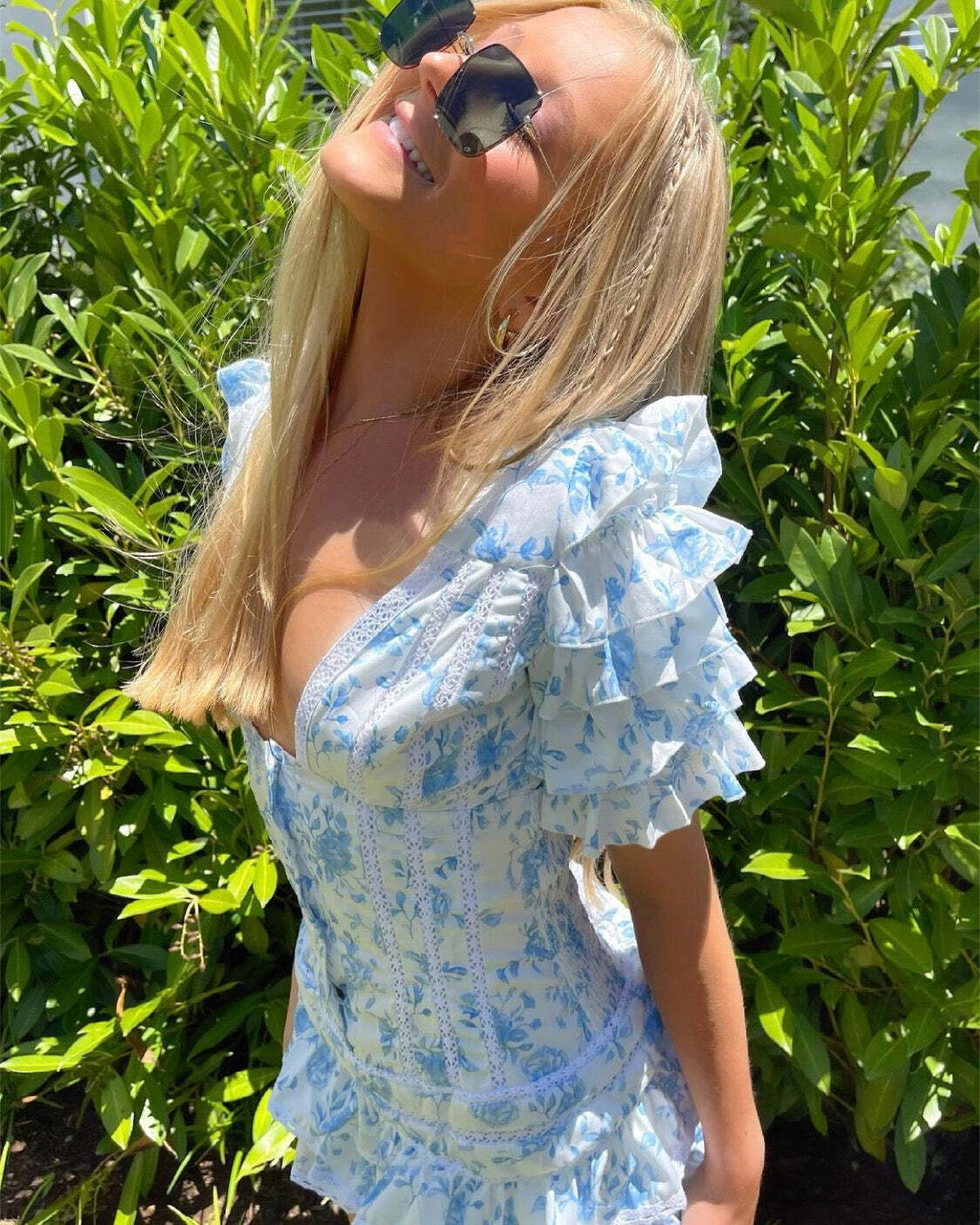 Y2K Summer Sienna Ruffle Dress - 90S Grunge, Retro Style, Pastel Goth, Y2K Party