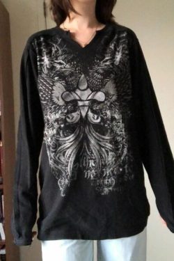 Y2K Summer Wing Shirt - Retro 90S Grunge, Pastel Goth, Y2K Club & Party Outfits For Women