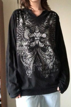 Y2K Summer Wing Shirt - Retro 90S Grunge, Pastel Goth, Y2K Club & Party Outfits For Women