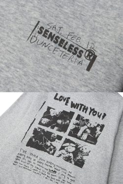 Y2K Teddy Bear Print Hoodie - Retro 90S Grunge, Summer Outfits, Y2K Fashion For Women