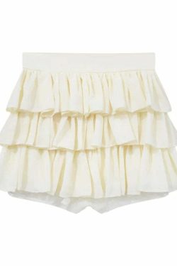 Y2K Two-Piece Skirt Set: Crop Top & Cake Skirt - 90S Grunge, Retro, Kawaii, Pastel