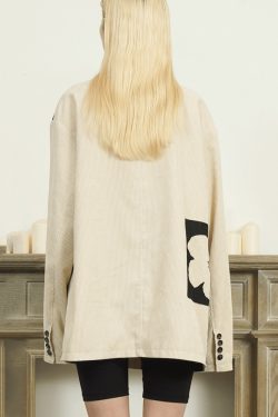 Y2K Two Tone Blazer - Retro 90S Fashion, Grunge, Pastel Goth, Y2K Party & Club Outfits